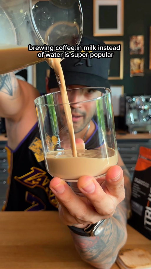 Trying the viral Korean Japanese Milk Brew Coffee