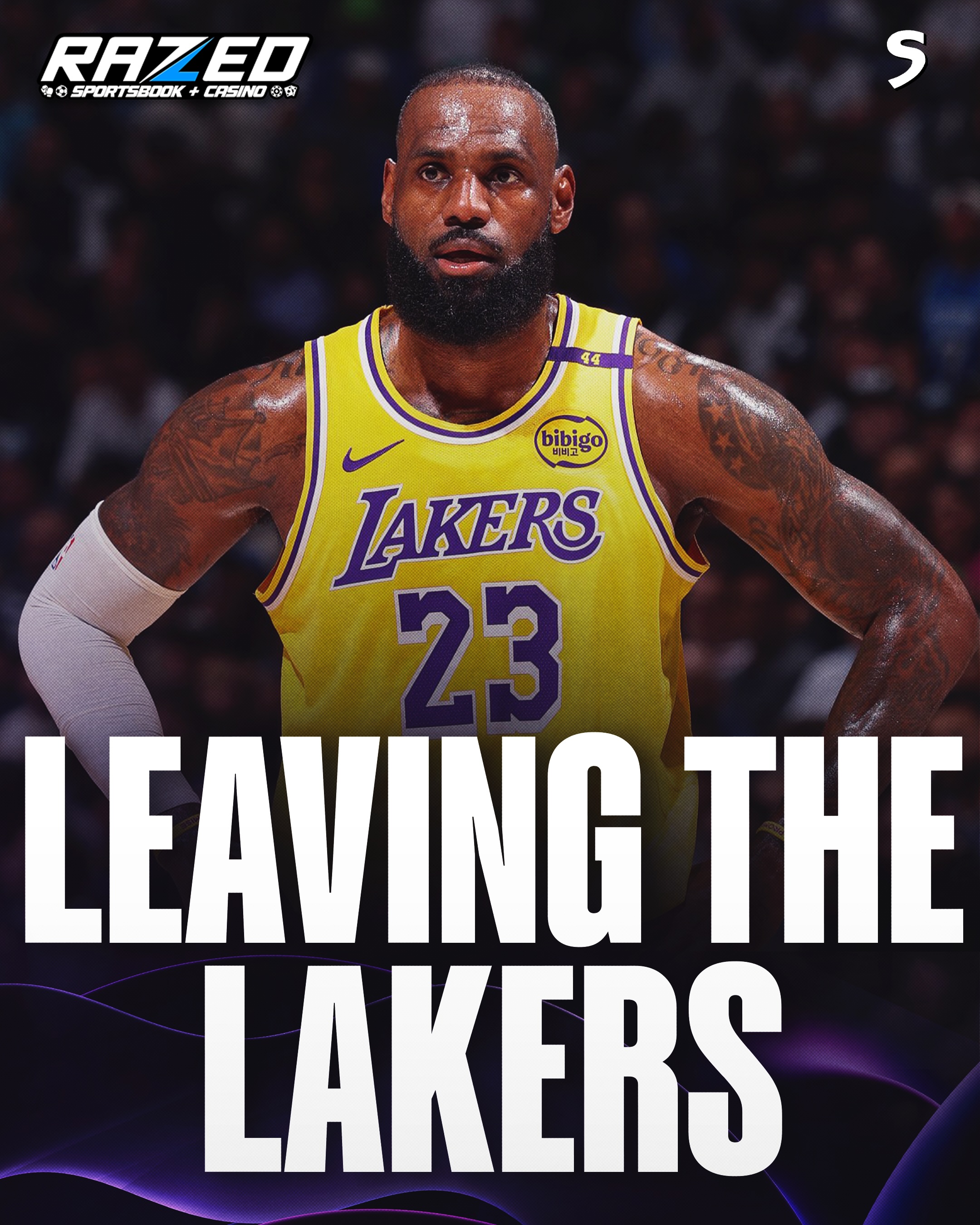 LeBron James WILL play this upcoming season, but will not play for the Lakers. WOW.