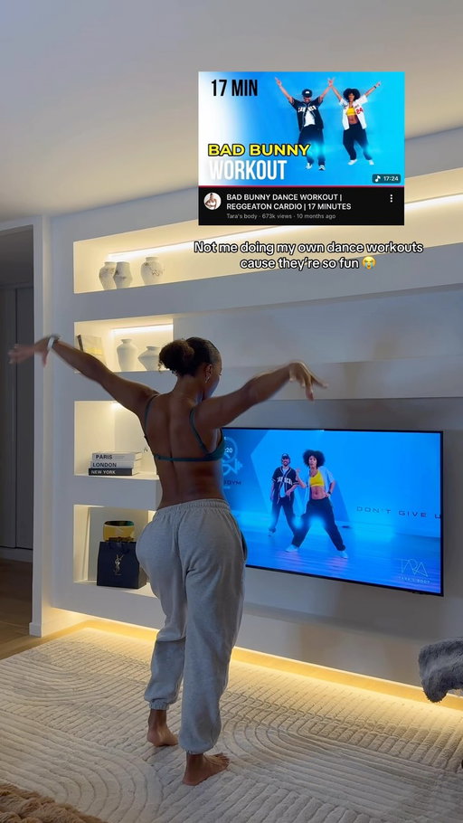 Not me doing my own dance workouts cause they are so fun 😭

Outfit @womensbest - code : TARA 🔗 

#fy #fyp #dancefitness