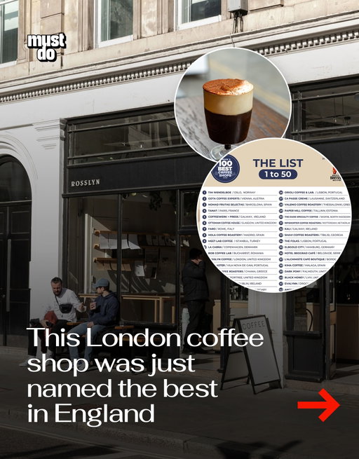 One of Europe’s best coffee shops is officially in London.

Rosslyn Coffee has been named England’s highest-ranked coffee shop in the inaugural Europe’s 100 Best Coffee Shops rankings, placing No. 12 overall.

Founded in 2018, Rosslyn has grown into an independent specialty coffee chain with nine locations across the City of London. The recognition also qualifies the café for the World’s 100 Best Coffee Shops 2027 rankings, which will be announced next March.

If you’re looking for your next coffee stop in the Square Mile, this one just earned some serious international recognition.

Media via @theworlds100bestcoffeeshops / @rosslyncoffee

#mustdolondon #londoncoffee