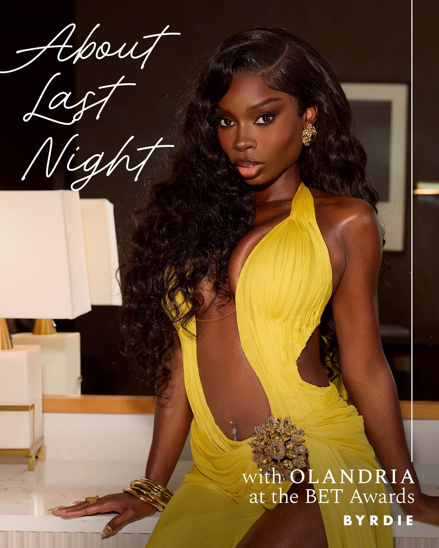 @olandria just keeps outdoing herself, which is hard to do when you consistently appear more gorgeous than anyone, ever, in the history of reality television/the world.

This past sunday, the Bama Barbie showed up at the BET Awards wearing a bright yellow, plunging @theophilio gown. And her glam? Well, it was so good we had to ask her makeup artist @kimoramulan all about it—and the secret, of course, was none other than @anastasiabeverlyhills. More specifically, the brand's new Kiss Theory Lip Balm, which Olandria was the first person to wear.

📸: @shaun.andru @gettyimages

#olandria #betawards