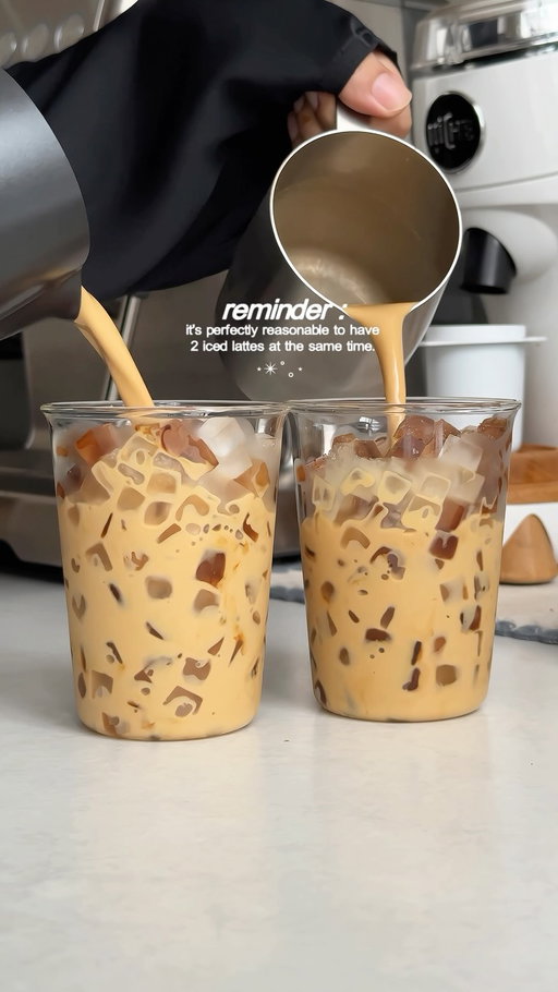 dare I take it a step further and suggest 3? 🤩😚

#icedcoffee #icedlatte #coffeeathome #coffee #reels
