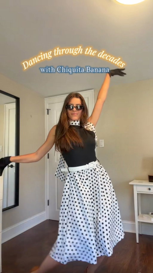Decades change, dance moves evolve, but one thing never goes out of style…a Chiquita Banana 🍌✨No prep, no packaging, just pure goodness! The ultimate 4th of July snack has been iconic through every era ⭐️ @ChiquitaBanana #ad #ChiquitaBanana #LikelyTheBestSnackEver #4thOfChiquita