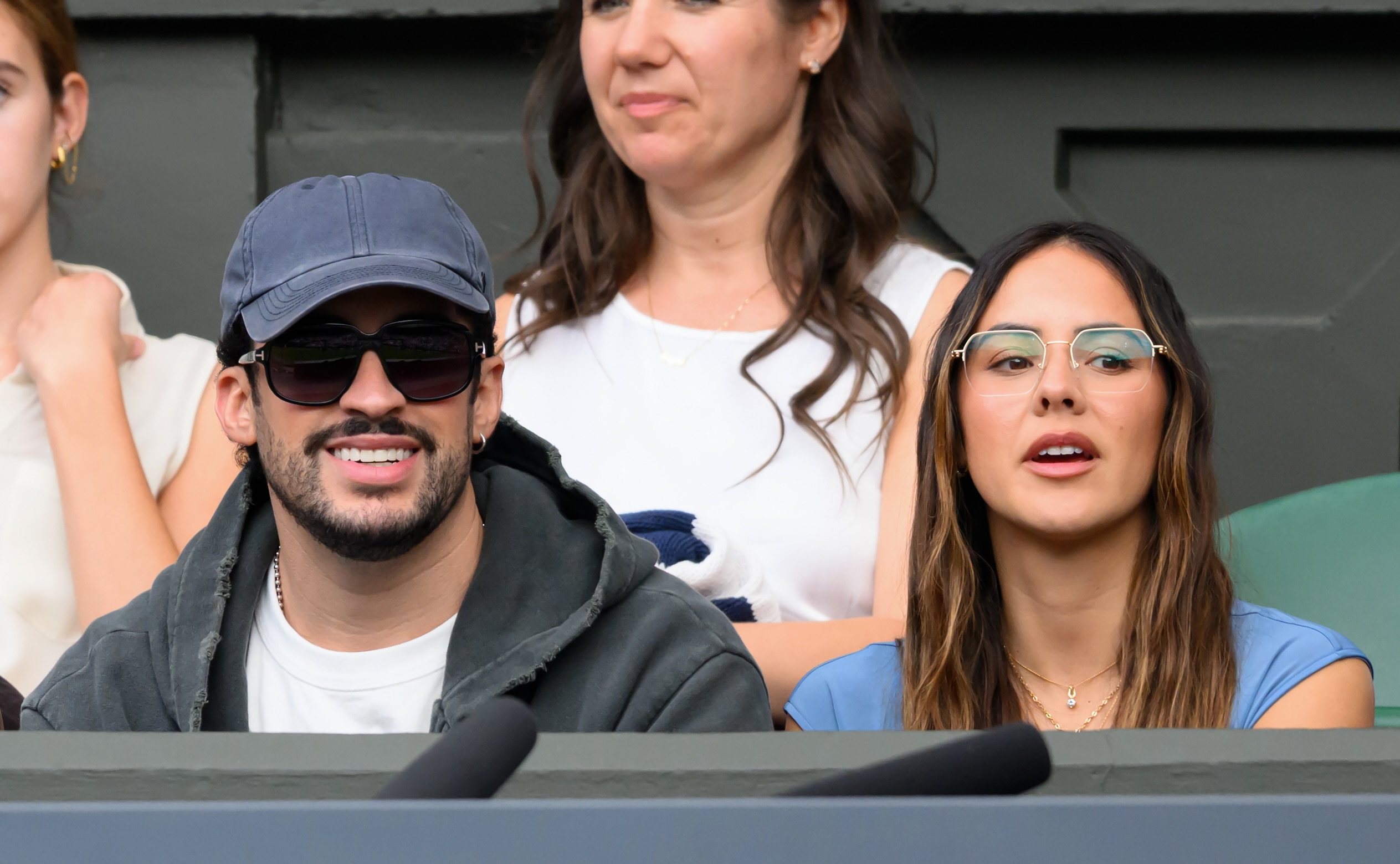 Is that...Bad Bunny on a date...at Wimbledon...? 🎾

2026’s busiest man was spotted at the tennis tournament yesterday with his possibly not-so-ex-girlfriend, Gabriela Berlingeri, who he dated from 2017 to 2022. And honestly, where better to hard-launch a comeback than Centre Court, watching Novak Djokovic and Yibing Wu go head-to-head? Read more about their recent courtside outing at the link in bio.

Photo: Getty Images
#Wimbledon