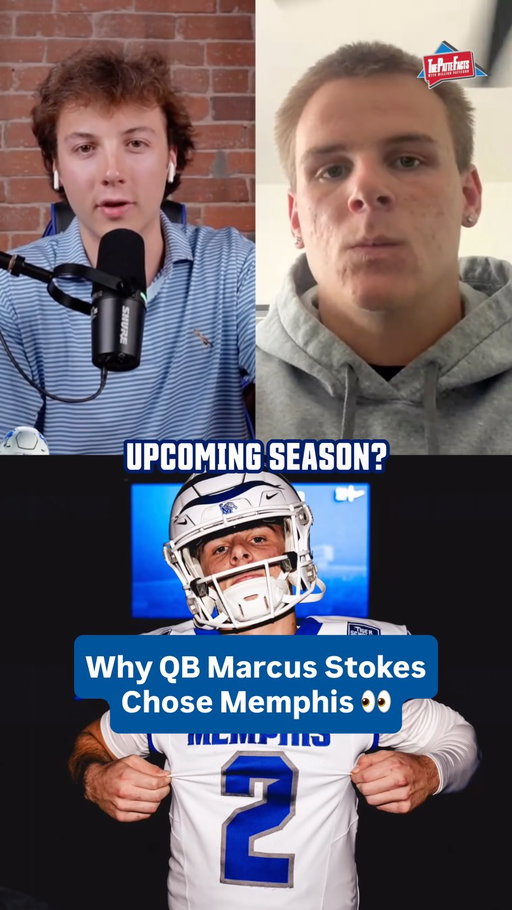 Memphis Quarterback Marcus Stokes details why he Coach Charles Huff and the Tigers 😳

West Florida transfer and Memphis quarterback Marcus Stokes joined “The PatteFacts” podcast to discuss his early adversity, his decision to play for Memphis Football, and why the Tigers have College Football Playoff goals this season.

Stokes recalls how he remembered coach Charles Huff’s departure from Marshall to Southern Miss from a year prior, in which he took a number of players with him, and how that sense of “loyalty” was valuable to him. 

“I was like damn, that coach is loyal,” said Stokes.

The Gulf South Conference Offensive Player of the Year and Harlon Hill Trophy Finalist posted 3,297 yards and 30 touchdowns in the air, and added 367 yards and 10 scores on the ground in 2025.

Stokes is looking to use that dual-threat ability in former Old Dominion and current Memphis offensive coordinator Kevin Decker’s offense in 2026.

The St. Augustine, Florida native was one of the most highly-coveted transfer portal quarterback targets of the offseason, and is repped by @bnm.nil of “The Familie.”

The six-foot-two, 215-pound dual-threat playmaker was one of many transfer portal additions for Memphis, 53 in total, and Stokes detailed how he has tried to lead by example as the quarterback despite all the new faces later on in the episode.

Watch the rest of “The PatteFacts: A College Football Show” with William Patteson on YT or stream wherever you get your podcasts!

Is Memphis a team to watch for this season in the G5?🤔

#collegefootball #cfb #cfb26 #cfb25