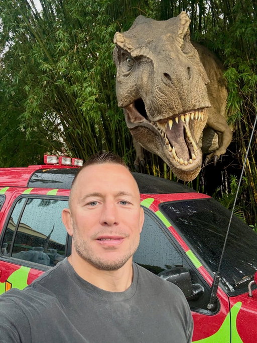 Quand deux prédateurs se croisent… 😎🦖