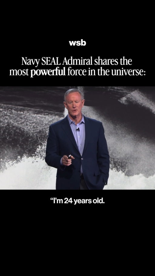 A wounded 24-year-old soldier told him he was going to be just fine.
Admiral William McRaven on why that moment taught him hope is the most powerful force in the universe.