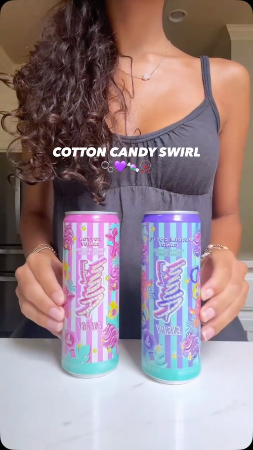 Pink, purple or SWIRL? 🤭🍬💞🫧🎡 

#cottoncandy #drinktok #alaninu #alaniambassador