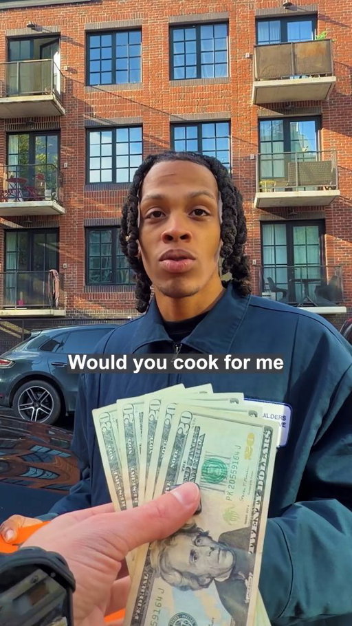 Paying strangers to cook for me #cookingchallenge #cookforme #cooking #newyork