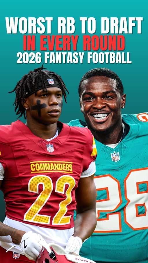 Worst RBs to Draft in Each Round of Fantasy Football #nfl #fantasyfootball #walterpicks #runningback #patriots