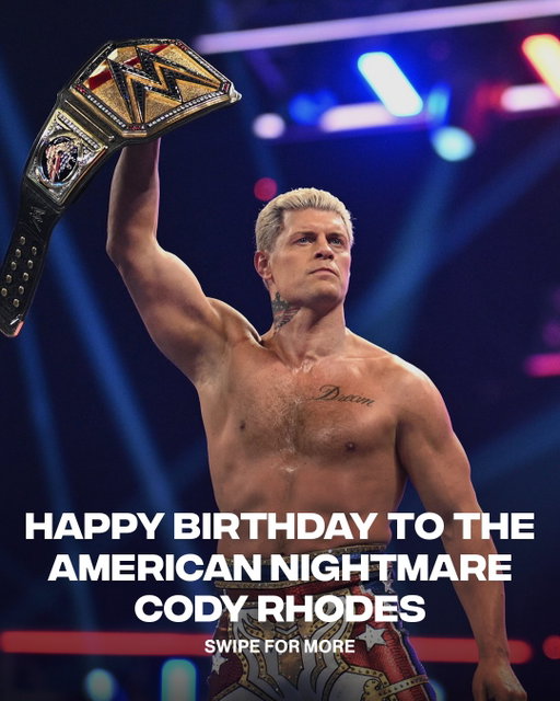 Happy Birthday to the legend Cody Rhodes 🫡

(📸: Getty)