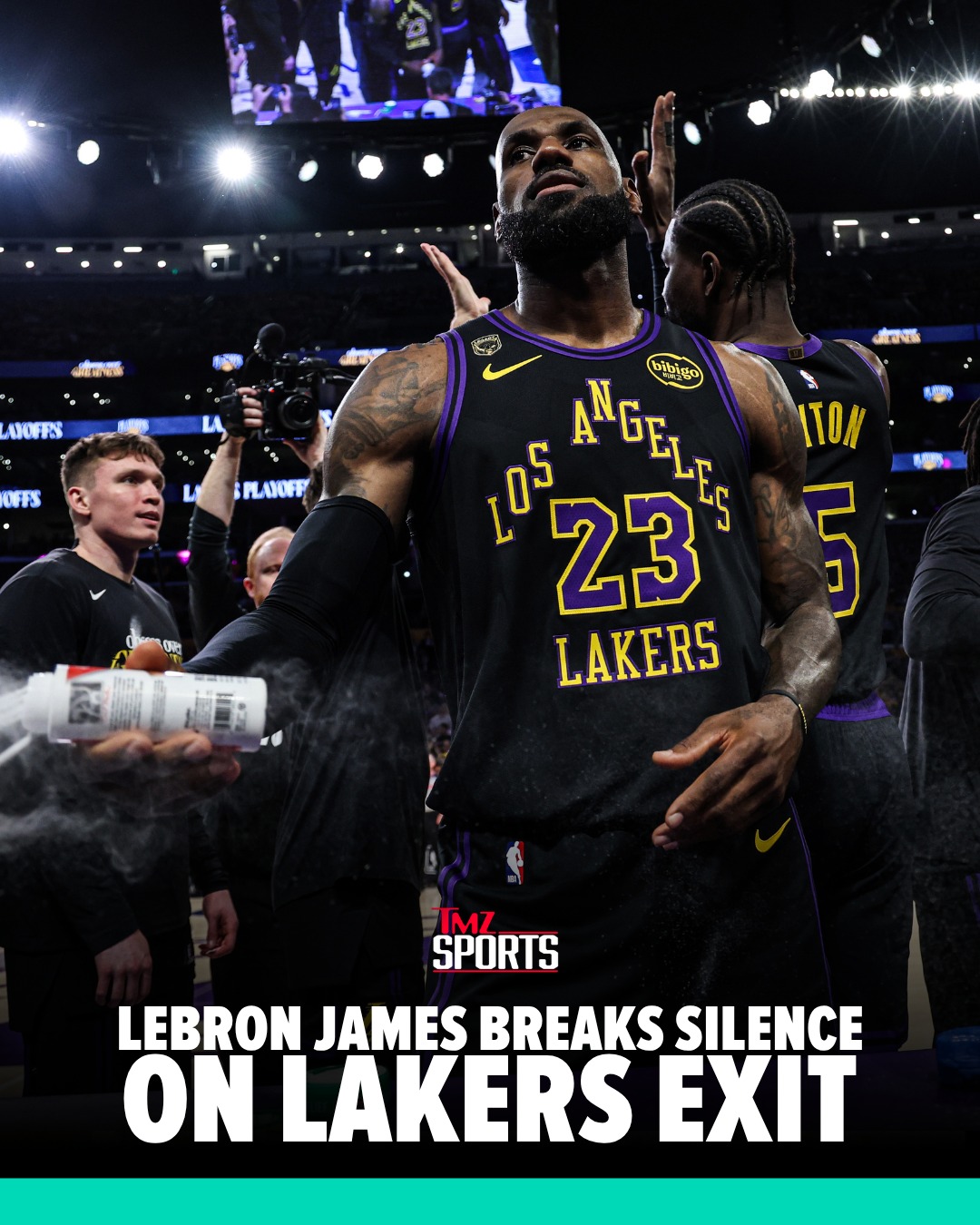 🗣️💐 LeBron James is speaking out after leaving the Los Angeles Lakers ... thanking the organization for adding him to the family eight years ago.

WHAT WE KNOW AT THE LINK IN BIO. 🔗
