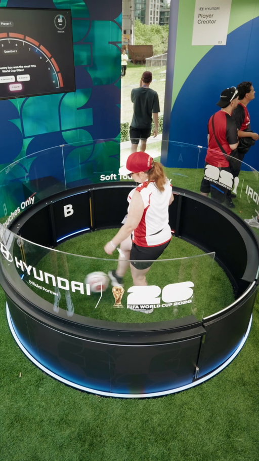 Football is always better together. ⚽🙌
Hyundai is proud to cheer alongside fans at the FIFA Fan Festival™, celebrating every unforgettable moment with fans from around the world. Visitors to the Hyundai booth can also create custom air fresheners to remember the experience long after the final whistle.
And of course, Go Canada! 🇨🇦
.
Le soccer, on le vit tous ensemble. ⚽🙌 
Hyundai est fier de célébrer chaque moment inoubliable aux côtés des partisans du monde entier lors du FIFA Fan FestivalMC. Les visiteurs de l'emplacement Hyundai sont invités à venir créer leur propre assainisseur d'air personnalisé afin de garder un souvenir unique de cette expérience bien après le dernier coup de sifflet.
Et bien sûr : Allez, Canada!