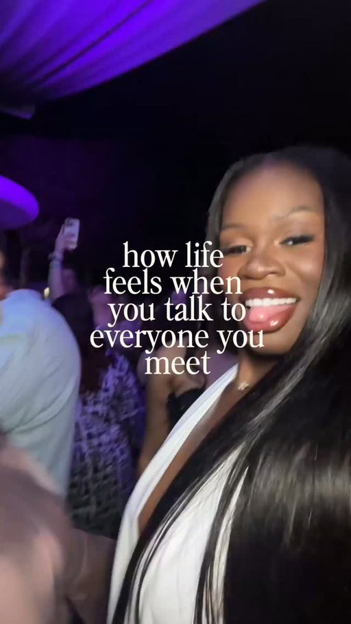 You'd be surprised how many good moments begin with a simple "hi." 

#fun #party #dallasinfluencer