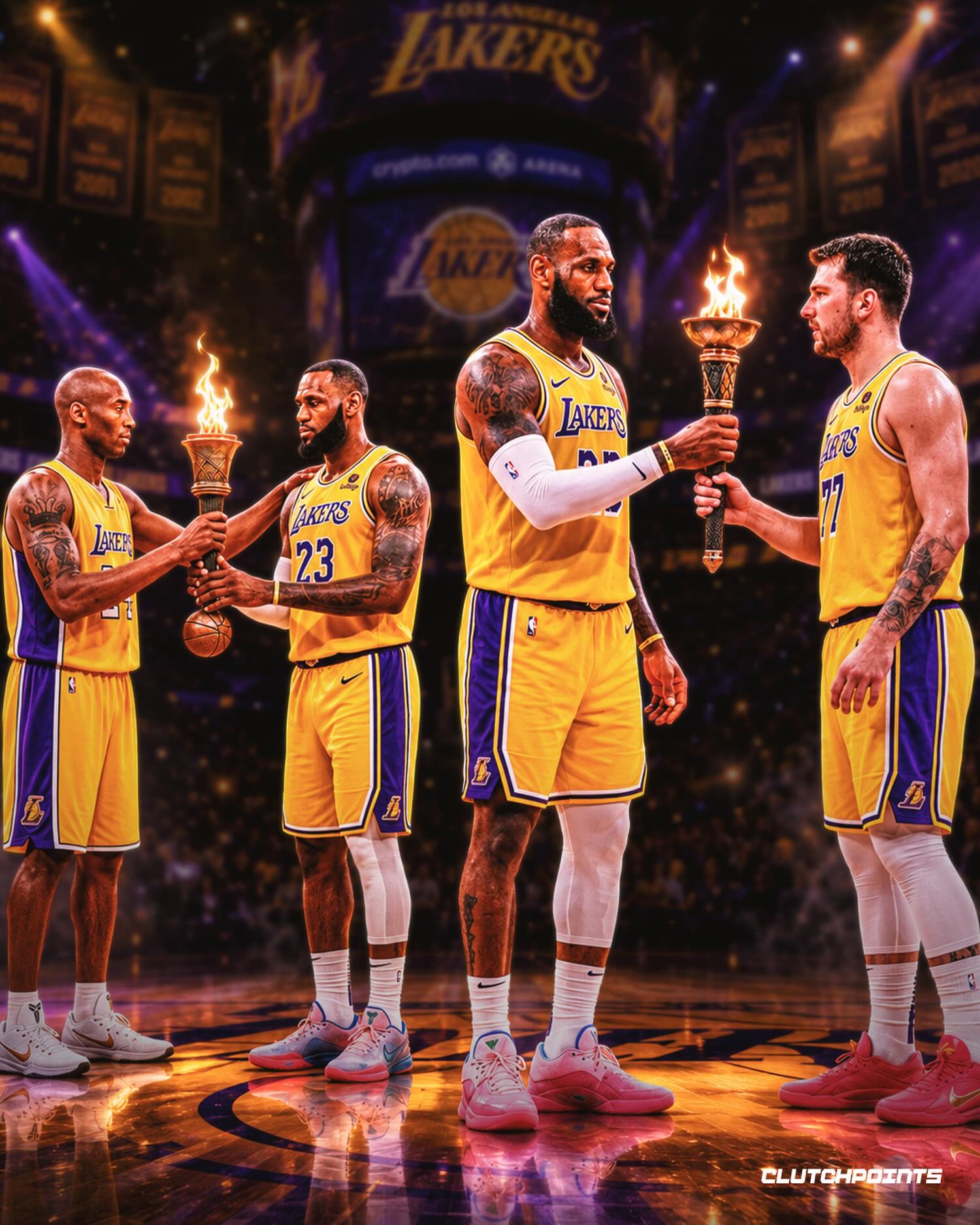 The torch has been passed in Los Angeles.

The Lakers have always been defined by their superstars. 

For decades, Kobe Bryant carried the franchise and defined a generation. 

Then, LeBron James arrived to restore greatness and bring championship glory back to LA. 

Now, a brand new chapter has officially begun. 

The keys to LA have been handed over to Luka Doncic. 

With LeBron moving on, Luka is now tasked with carrying the weight of one of the most iconic franchises in basketball. 

The mission is clear: put the team on his back and lead the Lakers back to the promised land to hang another banner in the rafters. 

Welcome to the Luka era in Los Angeles.