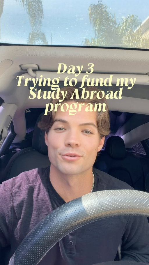 Day 3! Trying to fund my Study Abroad program this fall! Let’s do this! #student #studyabroad