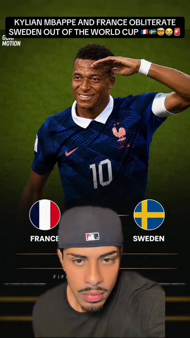 KYLIAN MBAPPE AND FRANCE OBLITERATE SWEDEN OUT OF THE WORLD CUP 🇫🇷🇸🇪🤯😭🚨 

Olise bicycle kick today Mbappe goal today barcola goal today Mbappe brace today #mbappe #france #fifaworldcup #worldcup #guapmotion