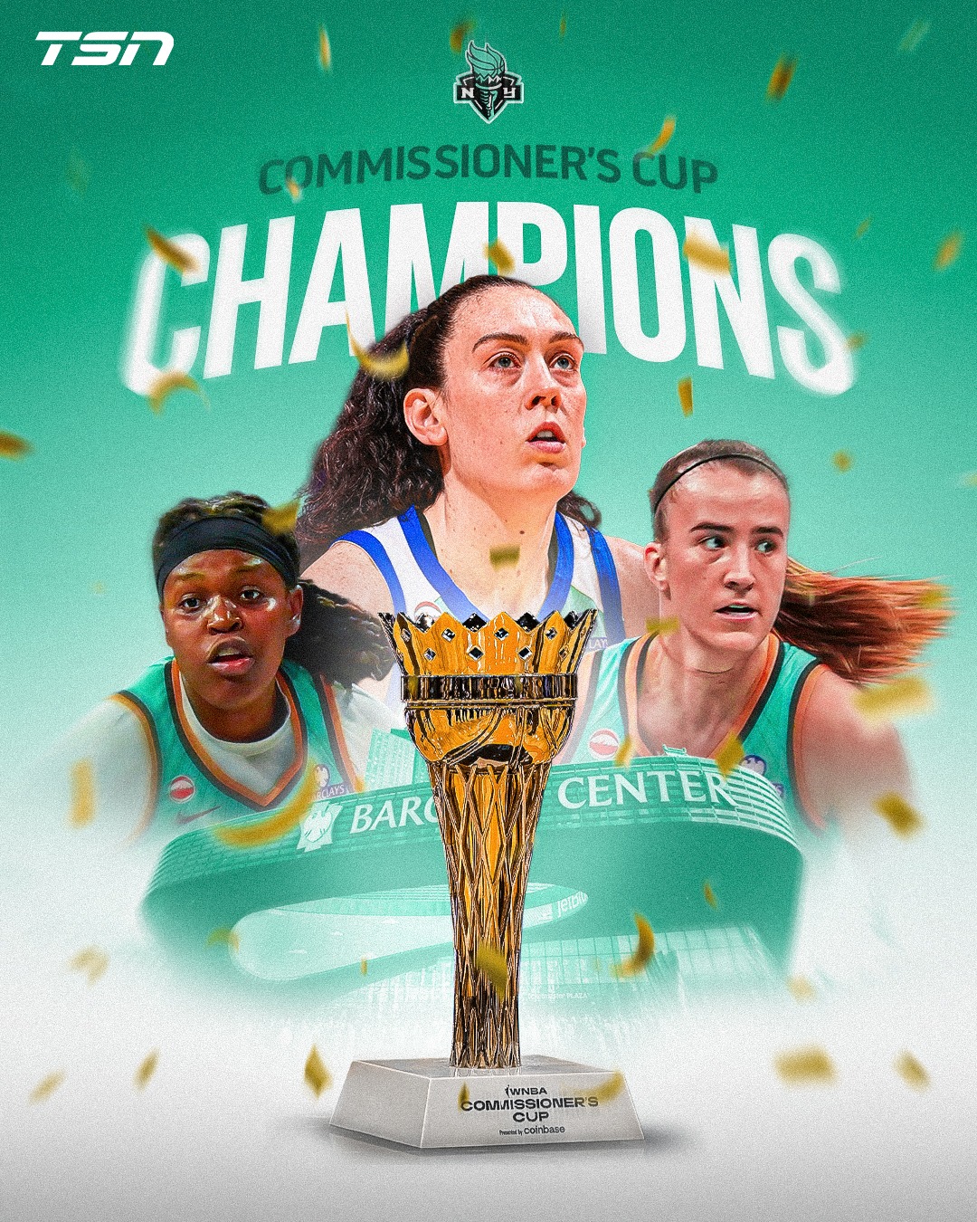 The New York Liberty are the 2026 WNBA Commissioner's Cup champions! 🏆