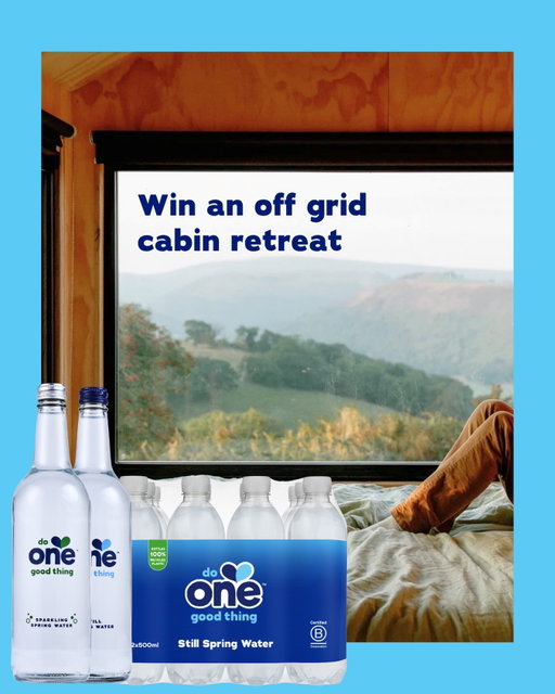 #WIN One Water off-grid cabin retreat giveaway 🌳

To celebrate hydration month @onewateruk are sending one lucky winner on an off-grid retreat at a cabin of their choice.
 
How to enter:
✨ Follow @onewateruk and @wholefoodsuk 
✨ Like + save this post
✨ Tag a friend who you would go with 
✨ Repost this to your story for a bonus entry

Giveaway ends 1st August.
Prize of one £480 voucher towards a stay with Unplugged, redeemable for any cabin at any location across the UK. The voucher can be used to book for any available date in 2026.
 
#ukgiveaway #ukcompetition #cabinretreat #ukretreat