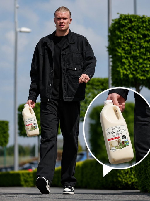 Hey @erling if you come to CALIFORNIA, then you can drink all the @raw_farm_usa you want! We know that raw milk is essential to your diet and CLEARLY we don’t want you to run out! #fifaworldcup2026 #fifa #fifaworldcup #rawmilk #athlete