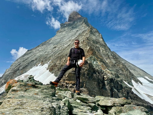 @avanderlaander and I climbed the Matterhorn earlier this week. This has been a lifelong goal. It is the most beautiful, iconic mountain with the most epic first ascent story. This Swiss are as precise with their climbing as they are making watches. The climbing method they have developed is fast (almost no fixed belays) and yet still very secure even over some of the more exposed parts. We first researched this mountain more than 10 years ago and the training over the past few months has been pretty solid. It all paid off. Even better to have spent my acclimatisation week with Dad. Was thinking of Mum a lot especially at the top. She felt close.