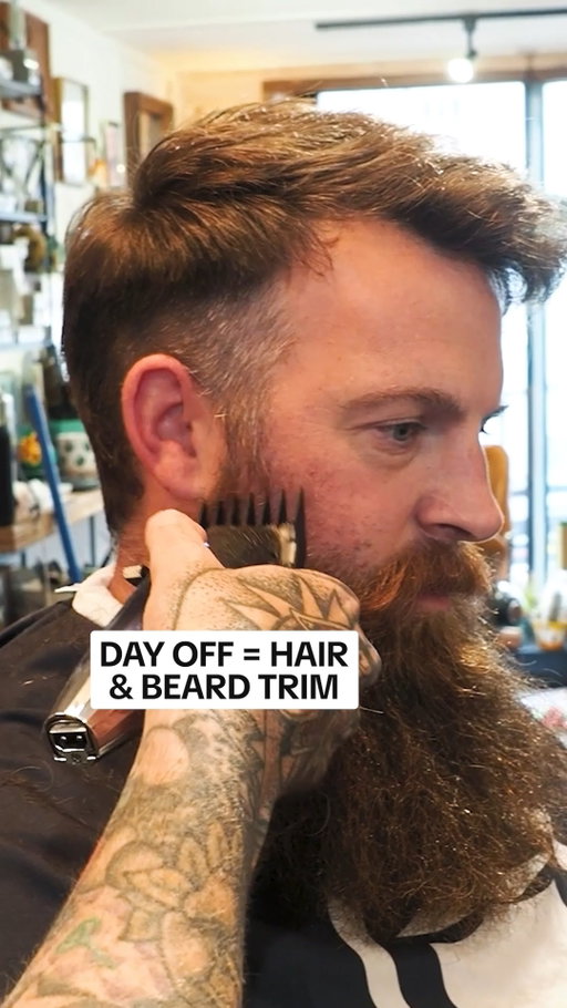 Epic Big Beard Trim and Haircut