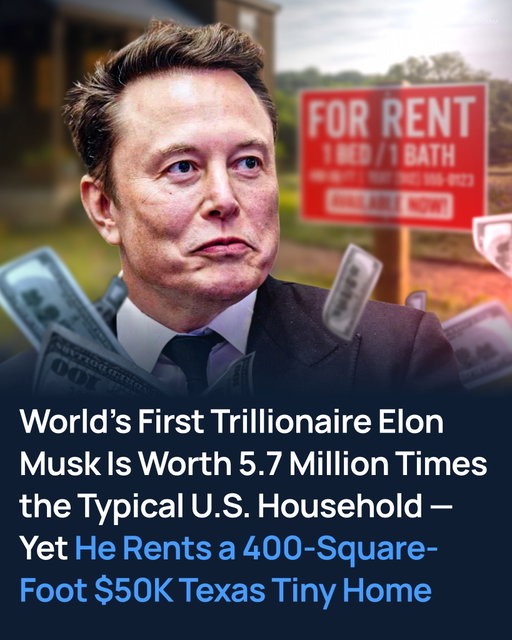 A trillion dollars can buy a lot of houses.

Just don’t tell Elon Musk.

The SpaceX founder reportedly crossed a milestone once thought unimaginable when his net worth topped $1 trillion, making him the first verified trillionaire in modern history.

Depending on the estimate, Musk’s fortune now sits somewhere between roughly $1.1 trillion and $1.4 trillion.

To put that in perspective, the median U.S. household’s net worth is about $192,900, according to Federal Reserve data.

At roughly $1.1 trillion, Musk would be worth about 5.7 million times that amount.

And yet, despite that scale of wealth, Musk’s primary residence has reportedly been a modest home near SpaceX’s Starbase facility in Boca Chica, Texas.

“My primary home is literally a ~$50k house in Boca Chica / Starbase that I rent from SpaceX,” Musk wrote on X in 2021. “It’s kinda awesome though.”

Most billionaire stories involve bigger homes, mega-yachts and luxury purchases.

Musk went the opposite way.

After saying in 2020 that he planned to sell “almost all physical possessions,” he unloaded several California properties and shifted more of his life toward Texas, where SpaceX’s Starbase became central to the company’s Mars ambitions.

For Musk, proximity to the mission may matter more than luxury.

Most of his fortune is not sitting in a bank account. It comes from ownership stakes in companies like SpaceX, Tesla, xAI, Neuralink and The Boring Company.

As those businesses rise in value, his net worth rises with them.

If they fall, hundreds of billions can disappear on paper.

That’s the strange reality of extreme wealth: the number can be enormous, but much of it exists through ownership, not cash.

The irony isn’t that the world’s richest person rents a small house.

It’s that a trillion dollars isn’t built by spending it.

It’s built by owning pieces of things that grow.