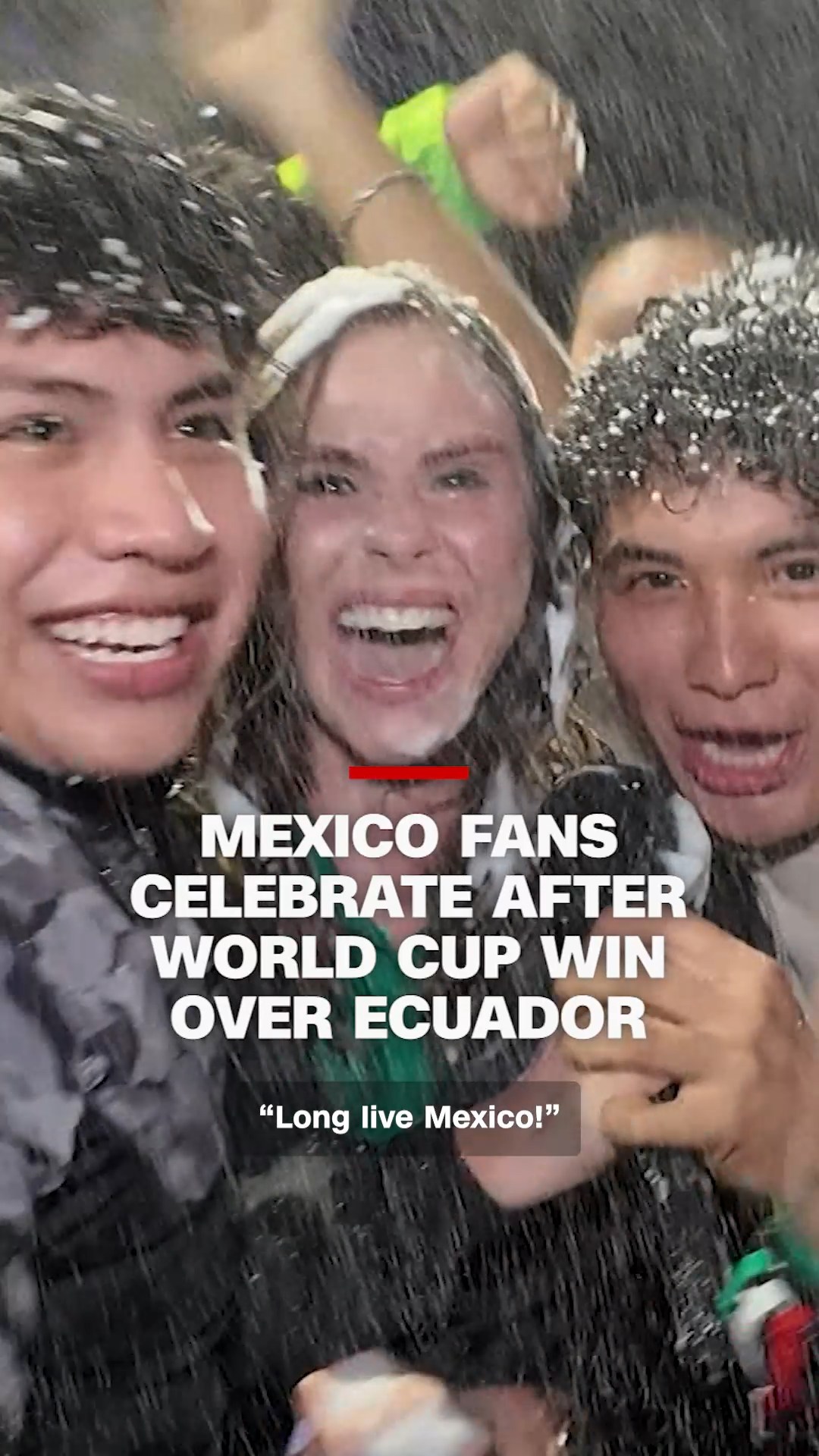 In Mexico City, fans held huge celebrations after Mexico beat Ecuador 2-0 and advanced to the Round of 16 in the World Cup.

Read more at CNN's link in bio.