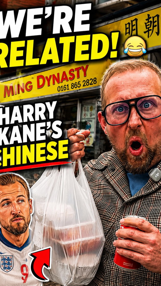 Not a lot of people know this… but Harry Kane’s my second cousin once removed. 🍜⚽️

Everyone always says we look alike… now you know why.

This is his favourite Chinese from the Ming Dynasty. 🤫

Egg Foo Young ✅
Sweet & Sour King Prawns ✅
Fried Rice ✅
Crispy Seaweed ✅
Curry Sauce ✅
All on a buttered Manchester barm.

Enjoy, cuz. ❤️😂

#harrykane #englandfootballteam #chinesetakeaway #chinesefoodlover
