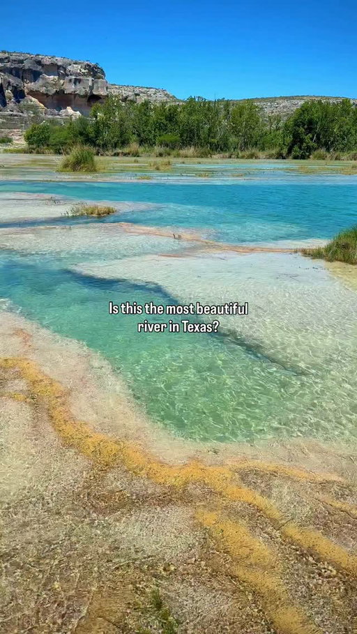 Is this the most beautiful river in Texas? 👇🏻💙

The Devils River is easily one of the most breathtaking places I’ve ever visited! With crystal clear turquoise water, rugged canyons, and some of the clearest water you’ll find anywhere in the state, it’s proof that Texas is home to some truly incredible landscapes!

🚣‍♀️ Flowing nearly 94 miles, this spring fed river is considered one of the best kayaking destinations in Texas. It’s famous for its unbelievably clear water, incredible fishing, Dolan Falls, and the remote wilderness that makes every trip feel like a true adventure.

🌿 Because it’s so well protected, visiting takes a little planning. You’ll need a reservation to access either the Devils River State Natural Area, Del Norte Unit or the Devils River State Natural Area, Dan A. Hughes Unit. A high clearance 4x4 is highly recommended for the rugged drive in.

⛺️ You can camp inside the park with a reservation or stay in Del Rio if you’re planning to explore the area.

#devilsriver #exploretexas #texastravel #texasbeauty #texas
