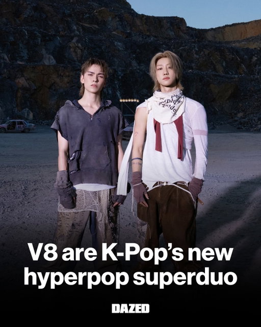 V8 are turbocharged like a V8 engine 🏎️💨⁠
⁠
Formed of SEVENTEEN members VERNON (@vernonline) from South Korea and THE 8 (@xuminghao_o) from China, the new duo have just released their debut collaborative album branching out away from traditional K-Pop producers.⁠
⁠
Building on VERNON’s previous appearance on Charli xcx’s 2022 remix of “Beg for u”, the project features hyperpop-coded production and guest writing from @mechatok @alicealice916 and @dylanbrady.⁠
⁠
“I said that it’d be really exciting if we worked together, as it seemed like we could produce a lot of fresh pieces of music,” THE 8 tells Dazed.⁠
⁠
Tap the link in bio to read the full interview 🔗⁠
⁠
✍️ @_xtgx 
⁠
#DAZED #V8 #THE8 #VERNON