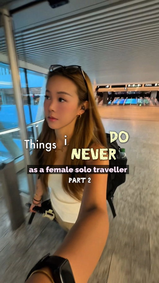 Part 2 of solo travelling safety tips 💛 If you missed part 1, you can find it on my profile:)

People ask me all the time if I ever get scared travelling alone as a female solo traveller.

The honest answer? Absolutely.

Solo travel as a woman isn’t always easy. We do have a higher chance of running into uncomfortable or unpredictable situations. But at the same time, some of my favourite memories, friendships, and experiences have happened because I chose to explore the world on my own.

These are just a few little habits that have helped me feel more prepared over the years :
🌟Never keep all your cash in one place.
I usually split it between different pockets or bags, so if I lose one or something gets stolen, I still have a backup.
🌟Never tell strangers you’re travelling alone. I usually wear a ring on my ring finger, and if someone asks, I’ll casually mention that my husband is waiting for me nearby or that I’m meeting someone soon.
🌟Never head out without planning your route first (at least roughly areas). I save offline maps, make sure I have an eSIM or local data, and try not to stand in the middle of the street looking lost. If I need to check directions, I’ll usually step inside a café or a shop first.
🌟Never leave your drink unattended. If I walk away from it, I’ll simply get a new one. I’d much rather spend a few extra dollars than take a risk.

Being prepared doesn’t mean living in fear.
It simply gives you the confidence to keep exploring.

Ladies, have fun exploring the world. Stay aware, stay safe, and I hope your solo travels bring you the most beautiful memories❤️

Save this for your next solo trip, and send it to a friend who’s planning one.

#solotravel #femalesolotraveler #traveltips