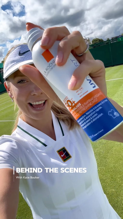Every athlete needs a coach. @katiecboulter has one for her skin 🧡
With hours spent training outdoors, sun protection is part of the game. That’s why consultant dermatologist @drsoniasharma_ helps @katiecboulter stay on top of her SPF routine with Anthelios UVMUNE 🎾🧡

#Wimbledon #LaRochePosay #AntheliosUVMUNE