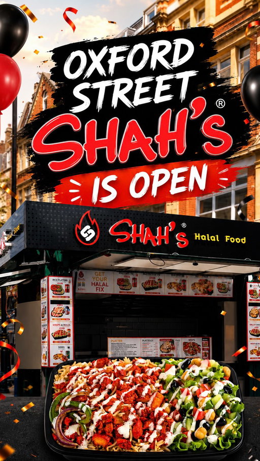 🎉 Oxford Street Shah’s is now open!

Come down to Shah’s on Oxford Street for delicious, fresh, and affordable food. Enjoy generous, filling portions packed with great flavor. We can’t wait to welcome you—see you soon!

#shahshalalfood #oxfordstreet #shahs #platter #halalfoodlondon