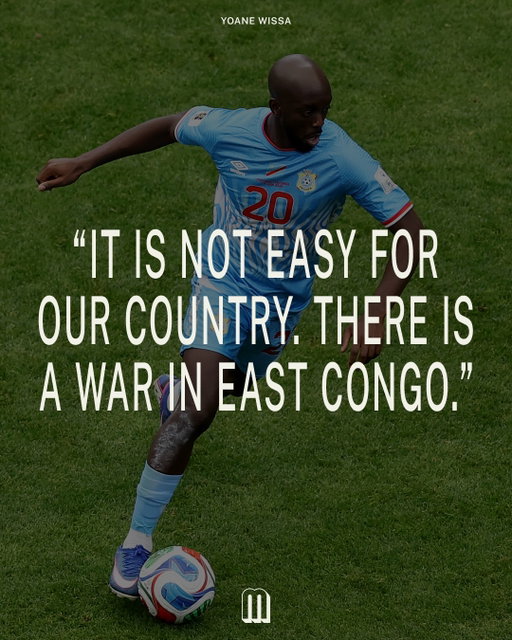 Yoane Wissa is putting on for DR Congo. Pride in the shirt means so much more for him and his teammates.