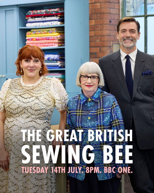 The Bee is back. ⁣
⁣
The Great British Sewing Bee starts Tuesday 14th July at 8pm on BBC One.