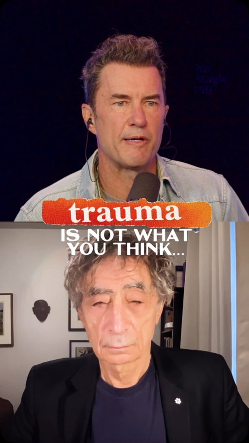 I asked Gabor Mate a simple question. How would you define trauma? His answer completely reframed how I think about my own past.

Trauma is the wound you are still carrying. Like any wound, it can be healed in the present. Most people think of trauma as the things that happened to them, neglect, abuse, family stress, violence, a bad divorce. Gabor told me that is not actually the trauma. Those are the traumatic events. Trauma literally means a wound. That is the actual meaning of the word. It is the wound that has not healed. So it is not what happened to you. It is what happened inside you as a result of what happened to you.

That distinction changes everything about how you approach healing. You are not trying to undo the past. You are tending to the wound it left behind.

The full episode is live now. Click the link in the bio to listen. @gabormatemd