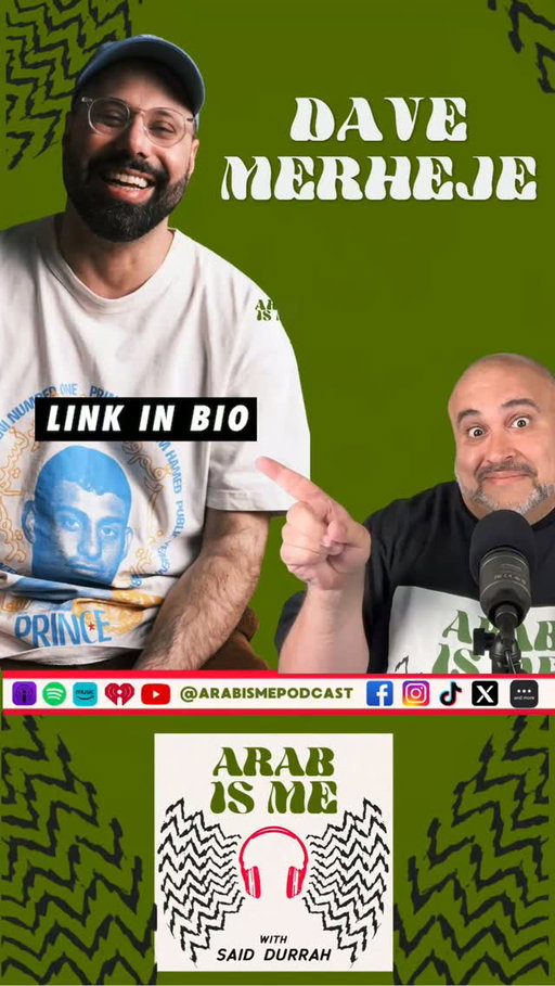 Dave Merheje and I talked about growing up Lebanese, finding your voice, family, authenticity, and why the best comedy always starts with a great story.

This wasn't just a conversation about stand-up—it was about identity. Only on the Arab Is Me Podcast!

🎙️ Watch or Listen to  the full episode now. Link in bio.

👇 What's your favorite Dave Merheje role or stand-up bit?

#ArabIsMePodcast #arab #arabamerican #arabcomedy
