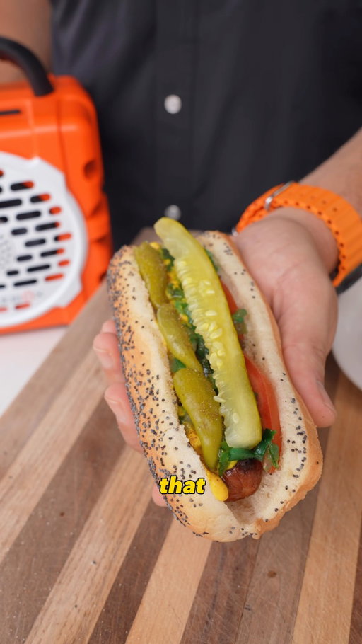 If you never had a Chicago style hot dog, you’re missing out. This is how I like making them. #grillinwithdad