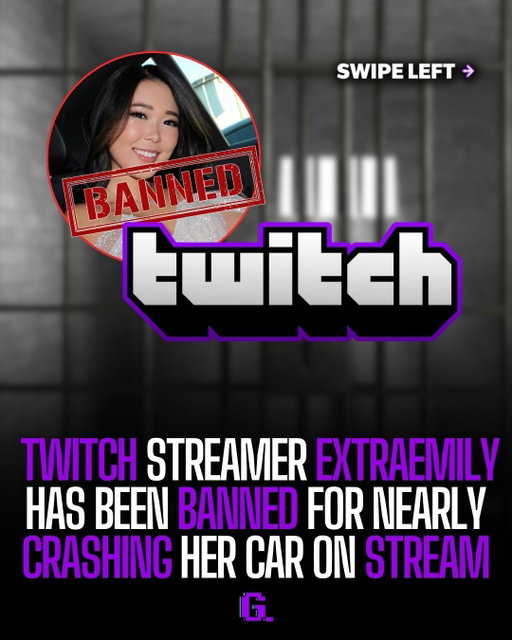 ExtraEmily was doing an IRL stream in her car.

A Mazda SUV approached from the opposite direction while she appeared to be looking at her phone. Moments before the vehicles could have collided, the other driver honked, alerting her to the danger.

Her response on stream:
“Oh, sorry! My bad! Whoopsies!”

She also mentioned she’d had Tesla Autopilot enabled before the incident but had turned it off shortly beforehand.

This is the third time she’s been banned for distracted driving on stream. The first was in 2023. The second was April 2025.

Twitch’s guidelines explicitly state that looking at chat while driving is never acceptable.
The clip went viral. The ban followed.