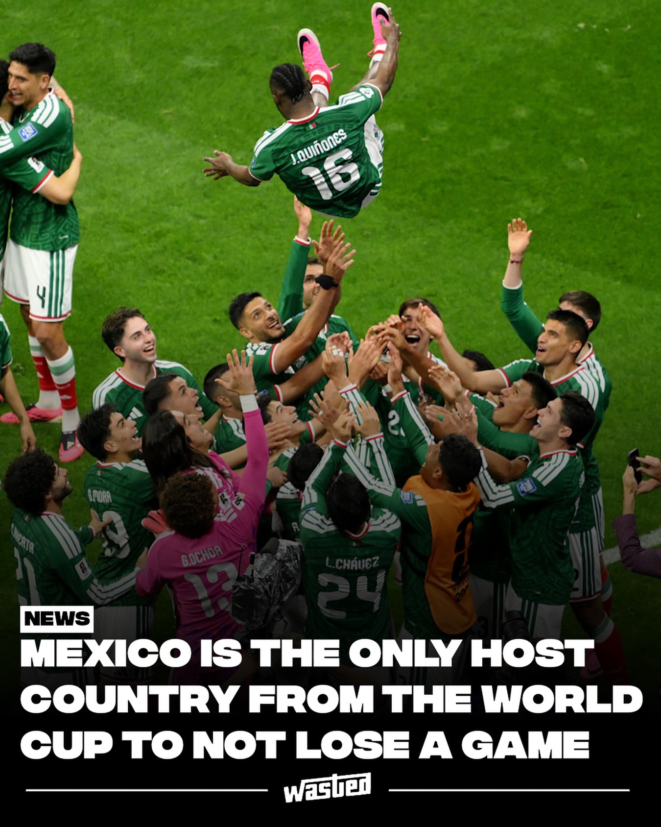 Mexico is making history at the 2026 World Cup. A commanding 2-0 win over Ecuador at a raucous Estadio Azteca on June 30 sent the co-hosts into the Round of 16, and it carried enormous weight: it was Mexico's first World Cup knockout victory in 40 years, since they last hosted in 1986, ending a drought that had brought heartbreak in seven straight tournaments.

The run has been total domination. El Tri have now won all four of their matches, three in the group stage plus the Ecuador tie, without conceding a single goal. That makes them the first side since hosts Italy in 1990 to open a World Cup with four straight wins to nil, and just the fourth team in the tournament's history to do it, the best start Mexico has ever produced.

Julián Quiñones and Raúl Jiménez struck within nine first-half minutes, while 17-year-old Gilberto Mora earned a start, becoming the second-youngest player to begin a World Cup knockout match, behind only Pelé in 1958. Coach Javier Aguirre, twice denied a spot in the last 16 as a manager before, now leads a side unbeaten in 10 World Cup games at the Azteca. Next up: England or DR Congo, back in Mexico City on Sunday.

Sources: ESPN, Al Jazeera, NPR.