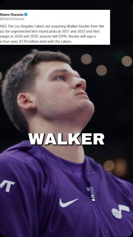 The Walker Kessler trade is a disaster for the Lakers #nba #nbanews #lakers #walkerkessler #nbatrades