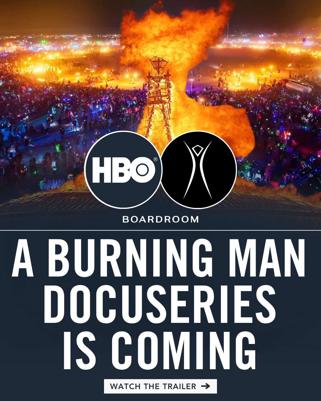 HBO's new four-part documentary series goes behind the scenes of the iconic desert gathering, following the artists, builders, organizers, and participants who have shaped the global cultural movement over five years.⁠
⁠
Featuring unprecedented access and decades of archival footage, the series explores how Burning Man has evolved from a counterculture experiment into a worldwide creative community while navigating some of its biggest challenges yet.⁠
⁠
'The Man Will Burn' premieres July 9 on HBO and HBO Max.⁠
⁠
(🎥: @hbo)⁠