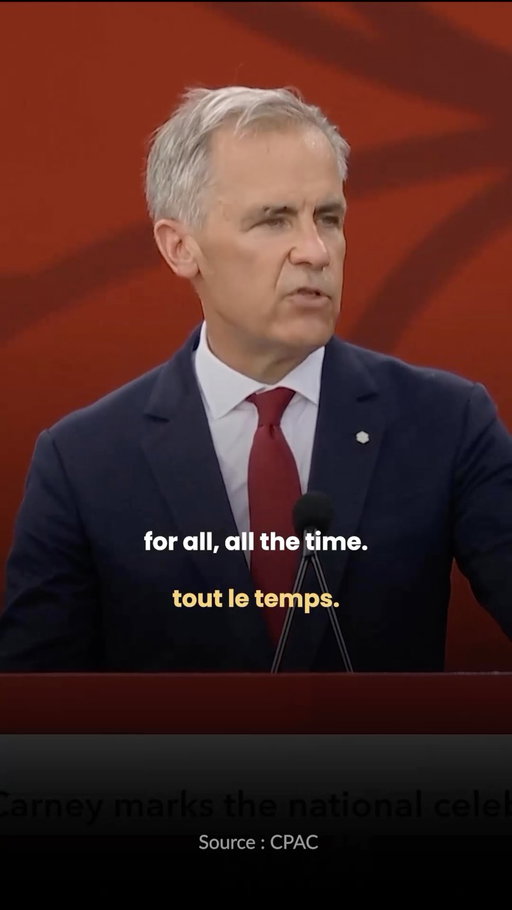 “Canada true, Canada strong, Canada free.”
– Mark Carney
 
🇨🇦
 
« Un Canada authentique, un Canada fort, un Canada libre. »
- Mark Carney