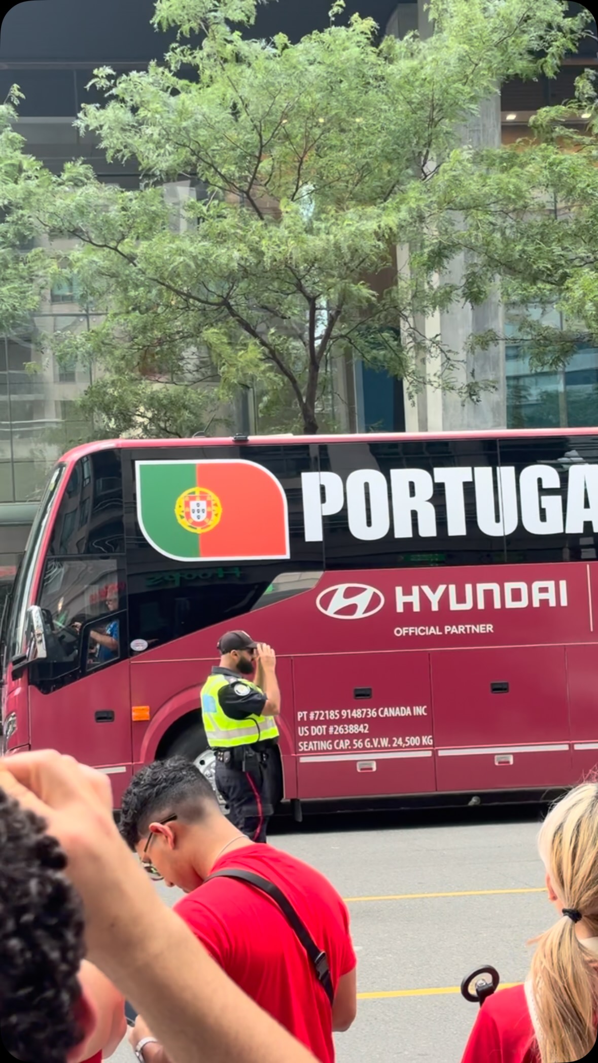 Look who is in Town, Cristiano Ronaldo and the Protugal Team. #toronto #canada #fifaworldcup #fifaworldcup2026 

📍Bremner & Lower Simcoe