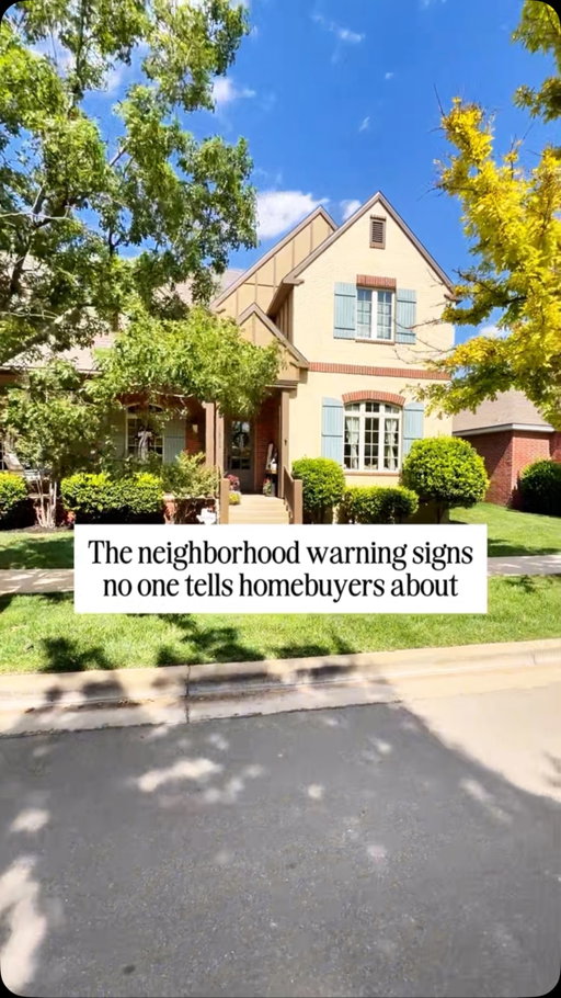 When buyers tour homes, most of the attention goes to the kitchen, flooring, and layout.

But one of the biggest factors in whether you love your Lubbock home long term has nothing to do with the home itself.

➡️ It’s the neighborhood.

Here are a few neighborhood red flags home buyers often miss during the showing.

1️⃣ Overflow parking.
If every curb is packed with cars, it could signal limited parking, rental density, or homes with more occupants than expected.

2️⃣ Deferred maintenance.
Multiple homes with peeling paint, neglected yards, or obvious upkeep issues can impact the overall feel of the neighborhood and future resale value.

3️⃣ Noise patterns you won’t notice during a quick showing. Traffic, nearby businesses, or school drop-off lines can make a quiet street feel very different depending on the time of day.

4️⃣ Privacy issues behind the home.
Homes backing to apartments, commercial buildings, or busy roads can often face more resale challenges later.

5️⃣ Not driving the neighborhood at different times.
Morning, afternoon, and evening can reveal completely different traffic, parking, and noise patterns.

The house matters, but the neighborhood is what you experience every day.

Take the time to evaluate both before making an offer.
