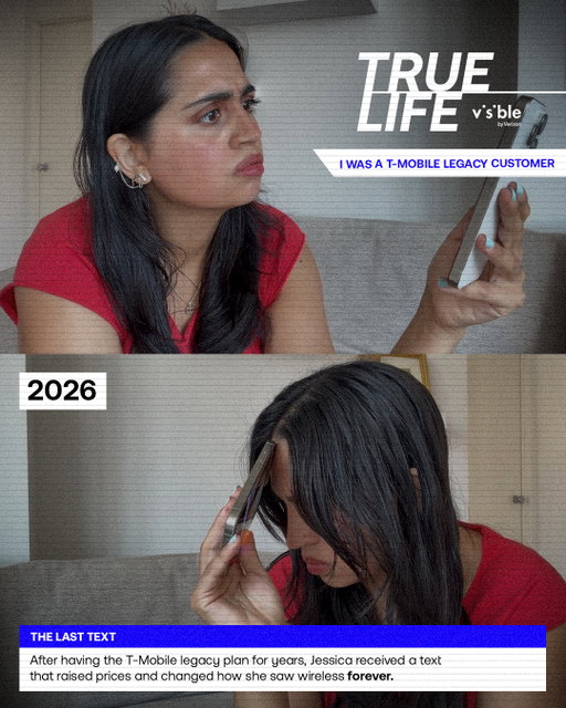 Meet Jessica. She was a T-Mobile legacy customer who thought her current wireless plan was forever. She was right, until she wasn’t. Her price just went up. 

This is her story.