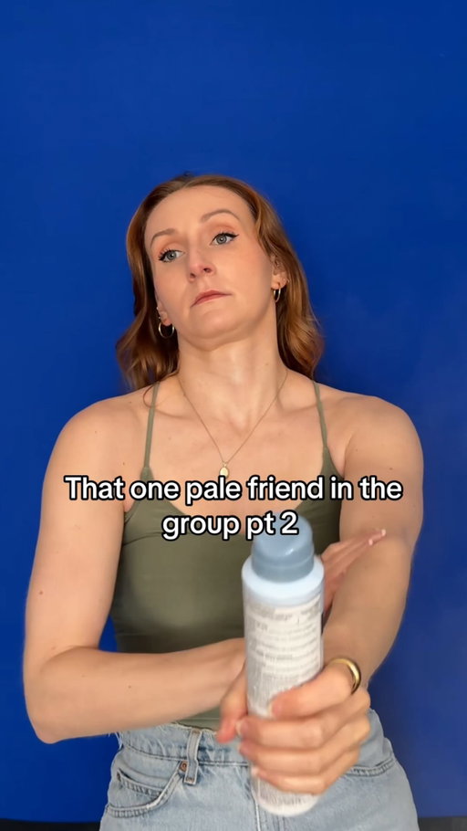 POV that one pale friend in the friend group. 
#funnyvideo #satire #redhead #gingergirls #paleskin