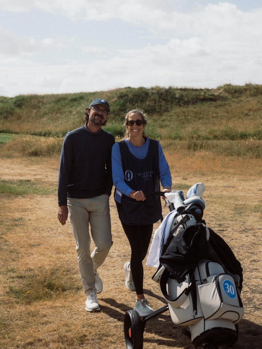 Yesterday was a life highlight for sure. Competing for a chance to play in a major with Millsie on the bag was about as good as it gets. She was the MVP. Not to mention she caddied me to victory at regionals. What a week we had in England. 

Oh and she had her favorite drink named after her at @bistrotverite 😂🙌🏼