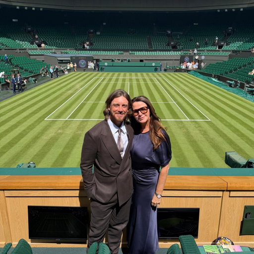 Such a special day at @wimbledon. Always an honour to be invited. Thank you Deborah Jevans for having us!